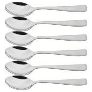 Jogo 6 Colheres Para Mesa Pacific Aço Inox Tramontina